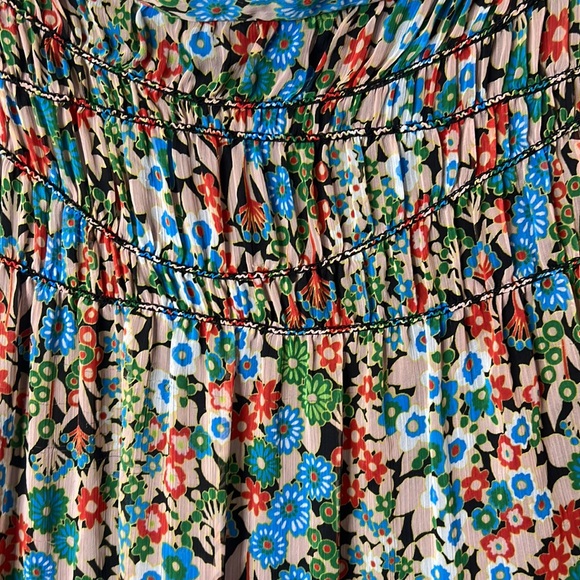 RTR 
Ted Baker London
Amadea Skirt Maxi Skirt Size 3 Multicolored Floral pleated - Picture 6 of 10